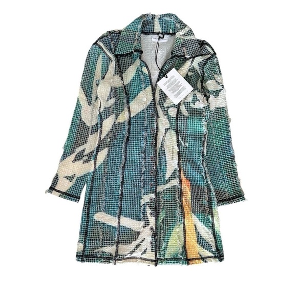 Luna Del Pinal Rubber Stretch Weave Pin Dress - Picture 1 of 4